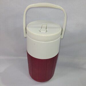 Coleman Polylite Water Cooler 1/2 Gallon Jug Vintage Camping Drink Thermos
